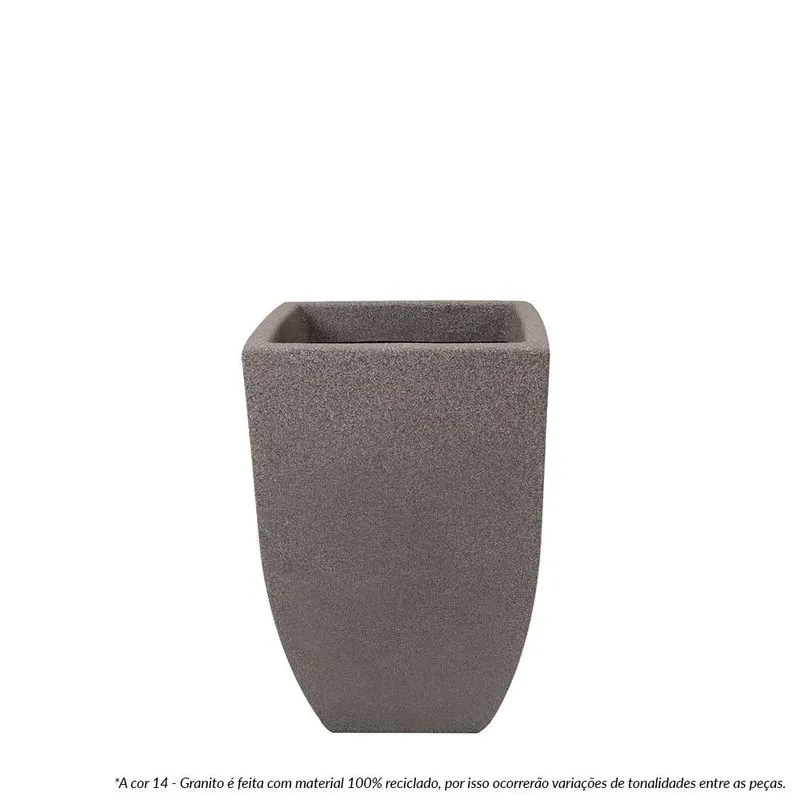 Vaso Malta Trapezio 30 X 45 Cm Granito - Vasart