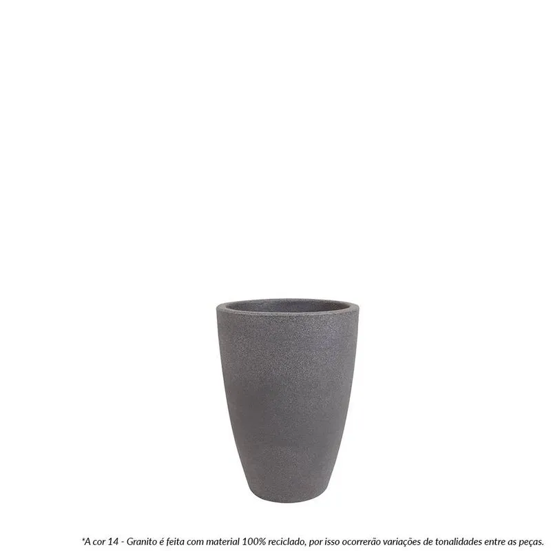 Vaso Malta Cone 30 X 40 Cm Granito - Vasart