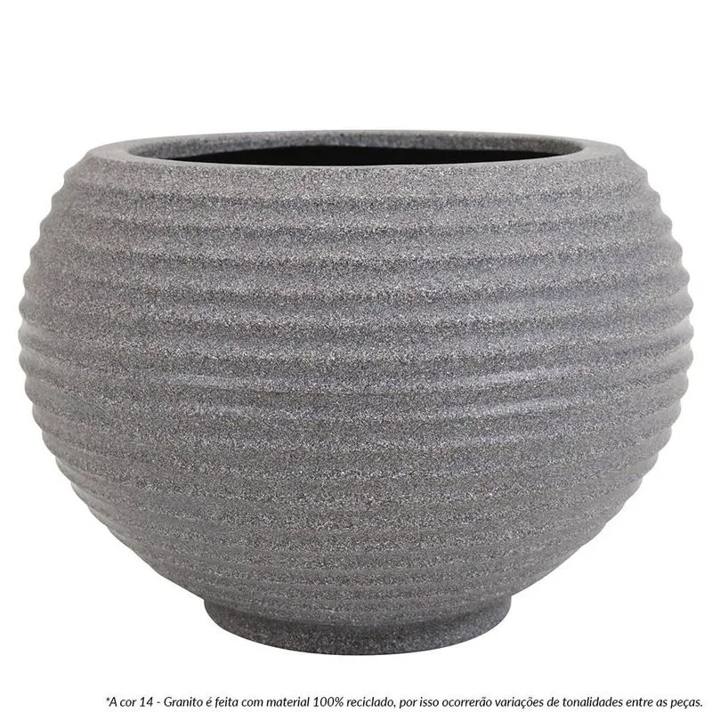 Vaso Bromelia 42 X 48 Cm Granito - Vasart