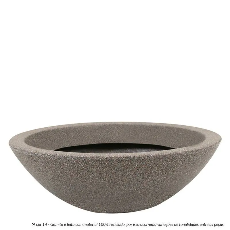 Vaso Malta Bowl 54 X 17 Cm Granito - Vasart