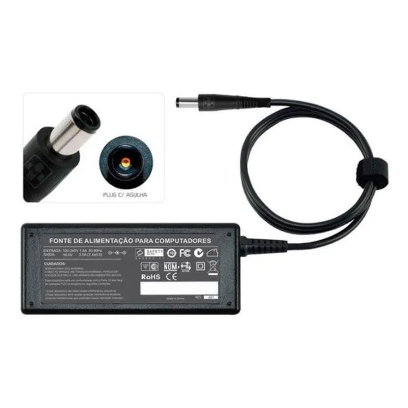 Fonte Carregador Para Hp Pavilion Series G G60 18,5v Agulha 713