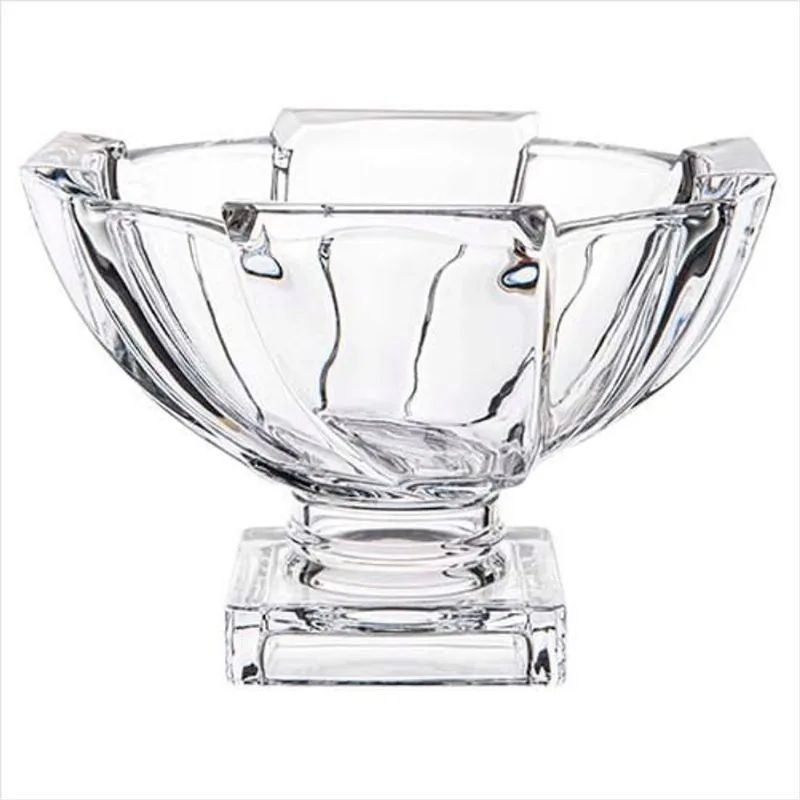 Centro De Mesa De Cristal - New Stage 18Cm - Transparente - Studio Cristal