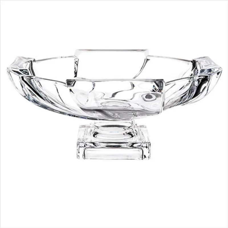 Centro De Mesa De Cristal - New Stage 15Cm - Transparente - Studio Cristal