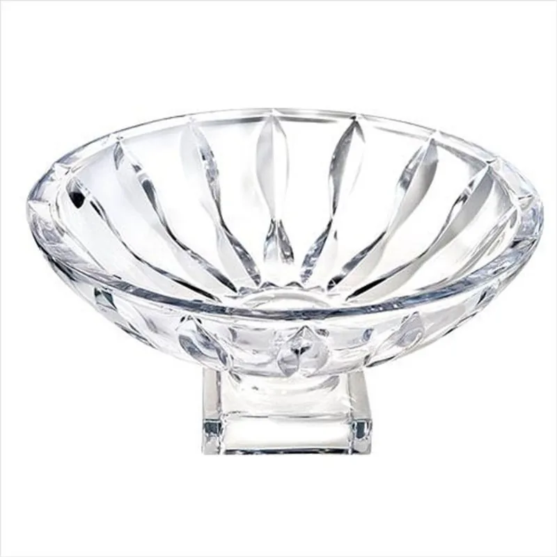 Centro De Mesa De Cristal - River 17Cm - Transparente - Studio Cristal