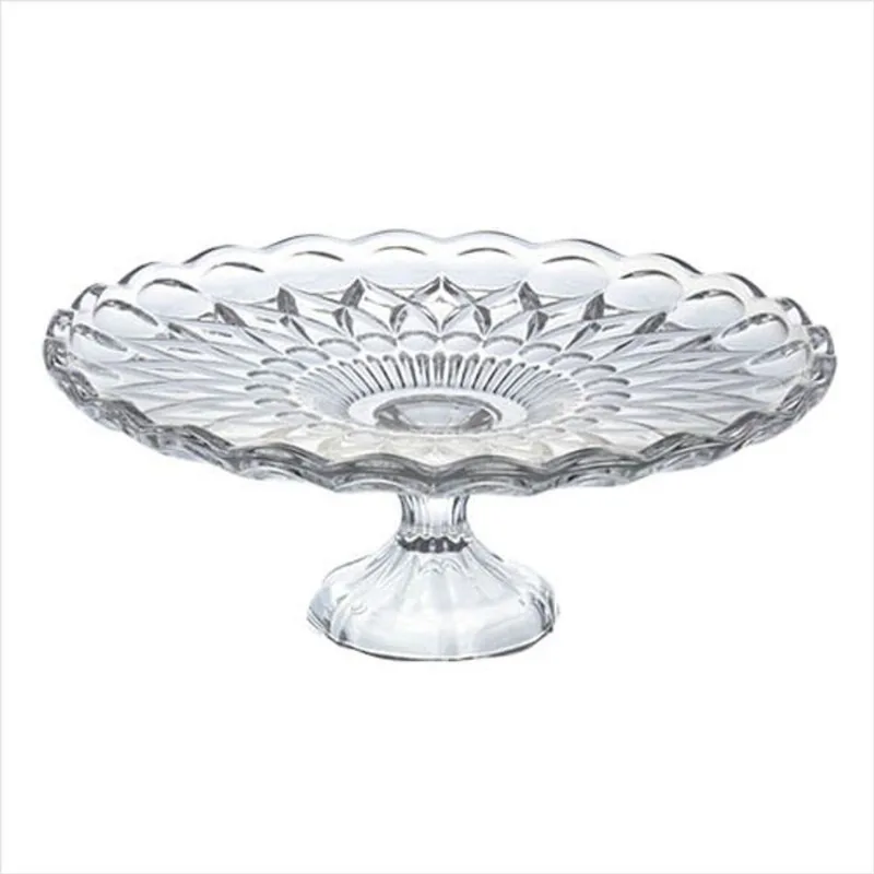 Centro De Mesa De Cristal Com Pé - Angélica - Studio Cristal