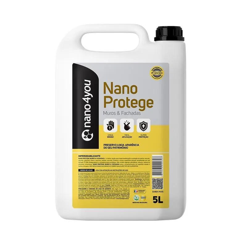 Nano Protege Muros &amp; Fachadas 5l Nano4you