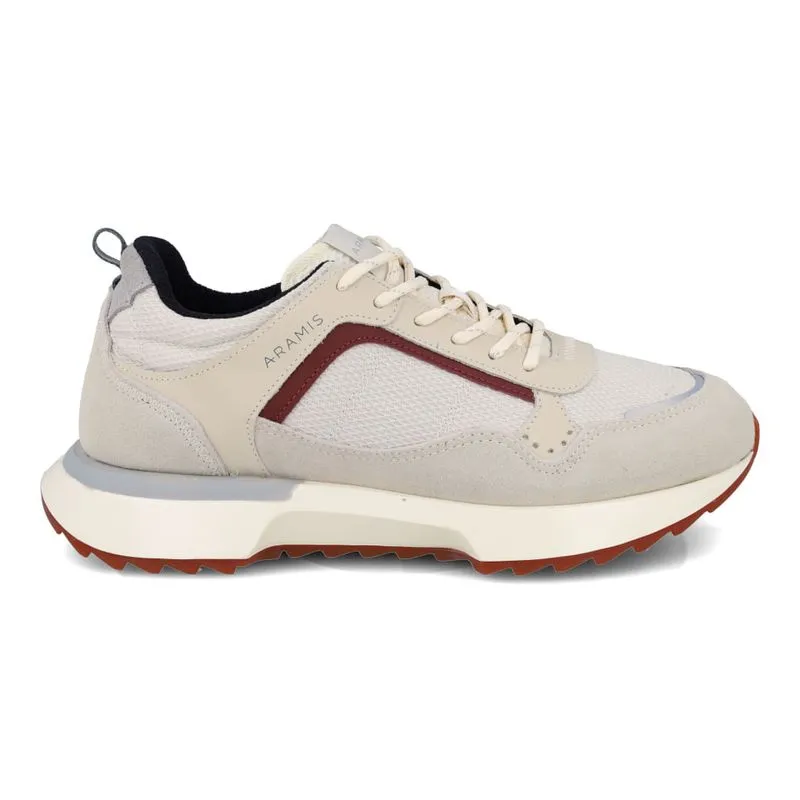 Tênis Casual Aramis Couro Masculino Off White 42
