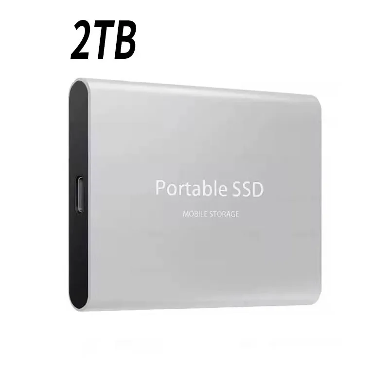 Ssd Portátil Interface Usb/type-c De Alta Capacidade 2 Tb Branco