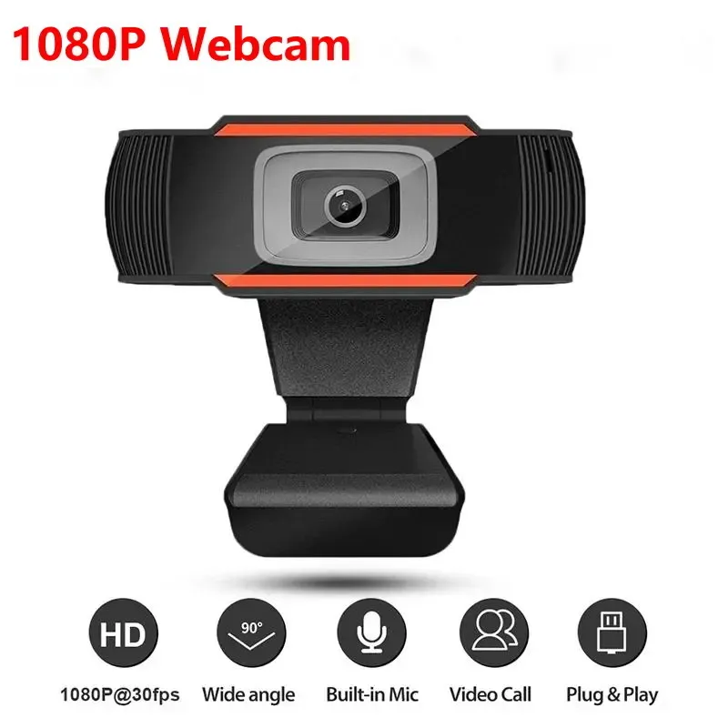 1080p Com Microfone Preto/o Brazilpc