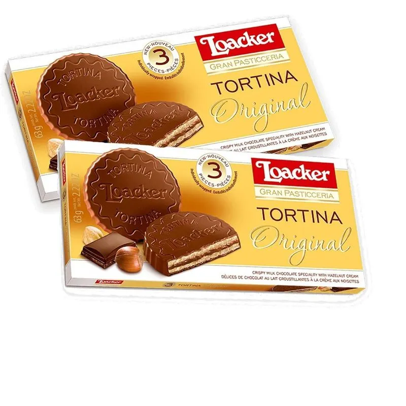 Kit Com 2und Biscoito Loacker Tortina (3 X 21g) - Austria