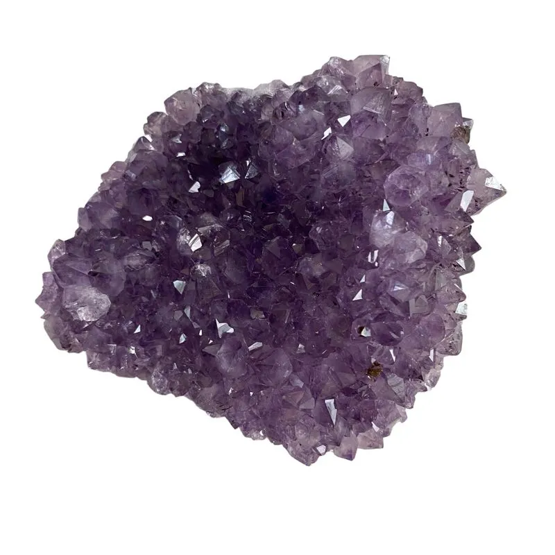 Pedra Natural Drusa De Ametista Bruta Verdadeira