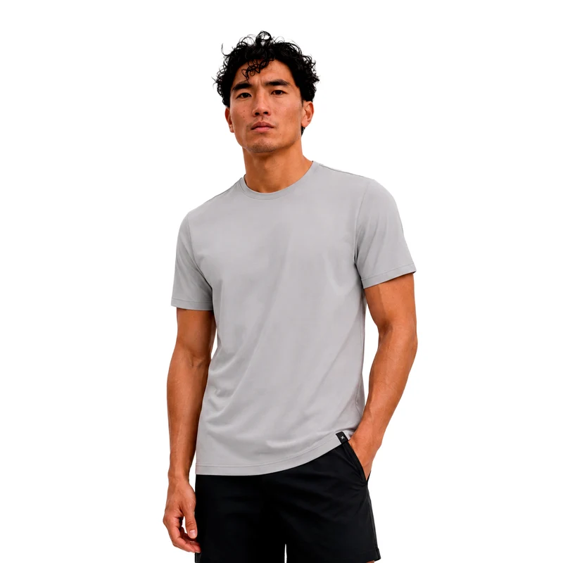 Camiseta Algodão Solid Manga Curta Muvin - Masculino Mescla / P