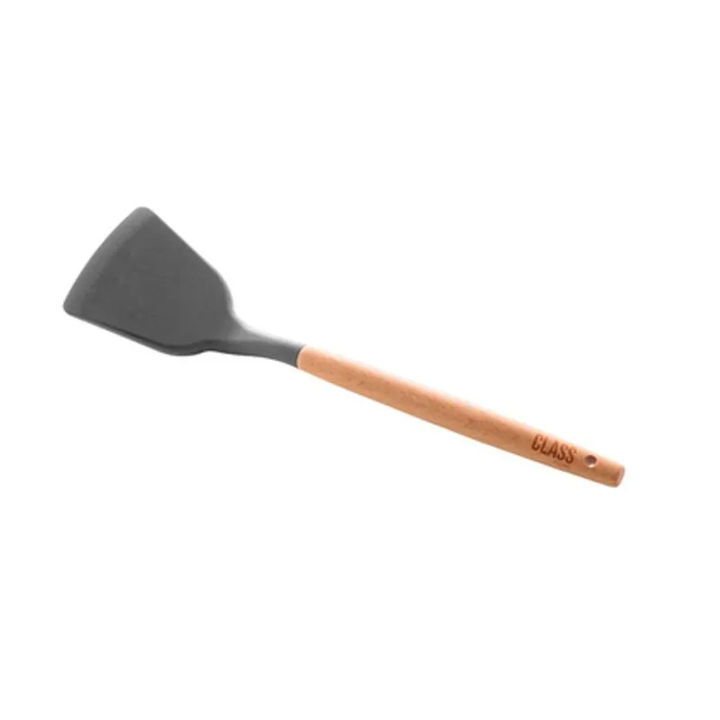 Espatula Bambu Com Silicone 32cmx8,5cmx1,9cm - Class Home