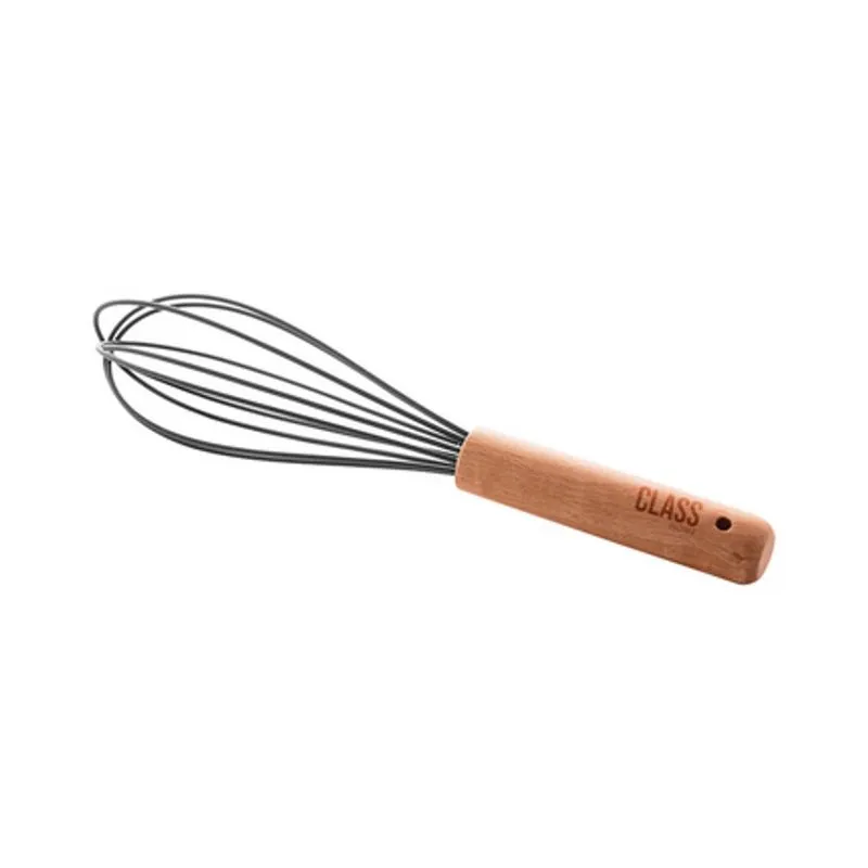 Batedor De Ovos Bambu Com Silicone 25cmx6cmx6cm - Class Home