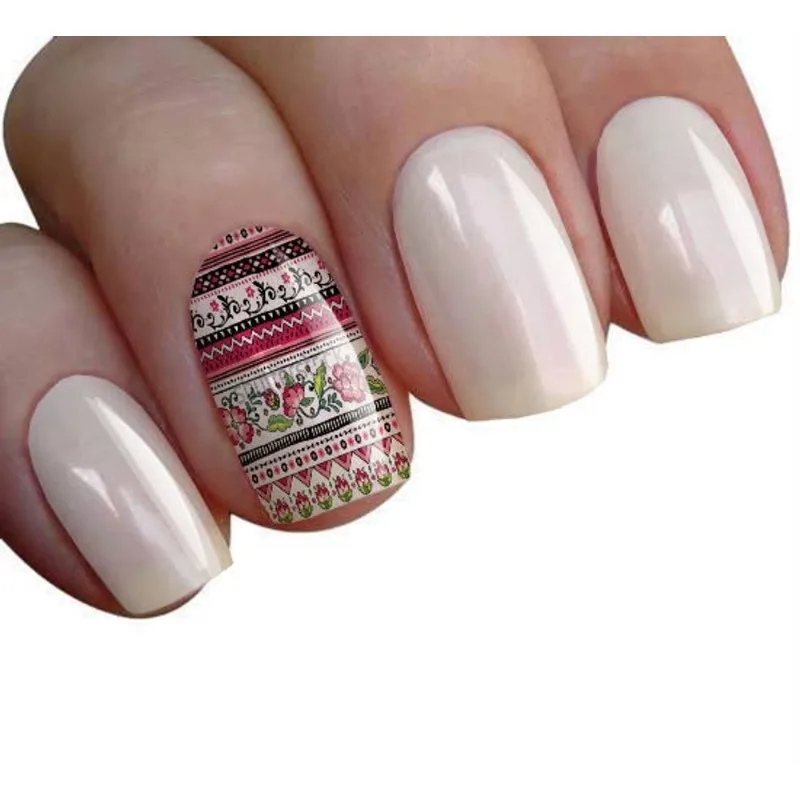 Adesivos Unhas Feminice's For Nails Étnico Cores Da Primaver