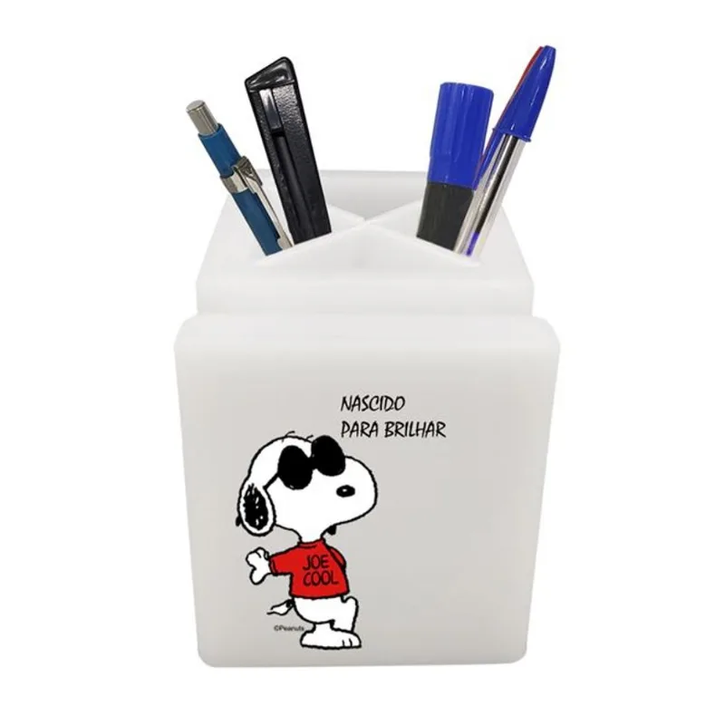 Organizador De Mesa Iluminado Snoopy - Joe Cool
