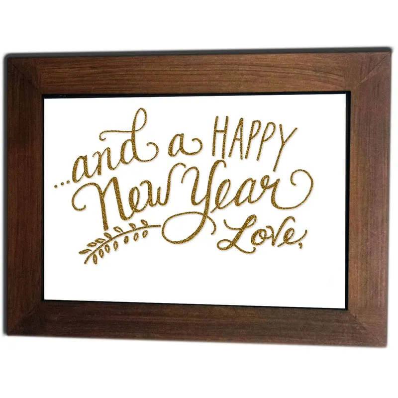 Quadro Chalkboard Happy New Year
