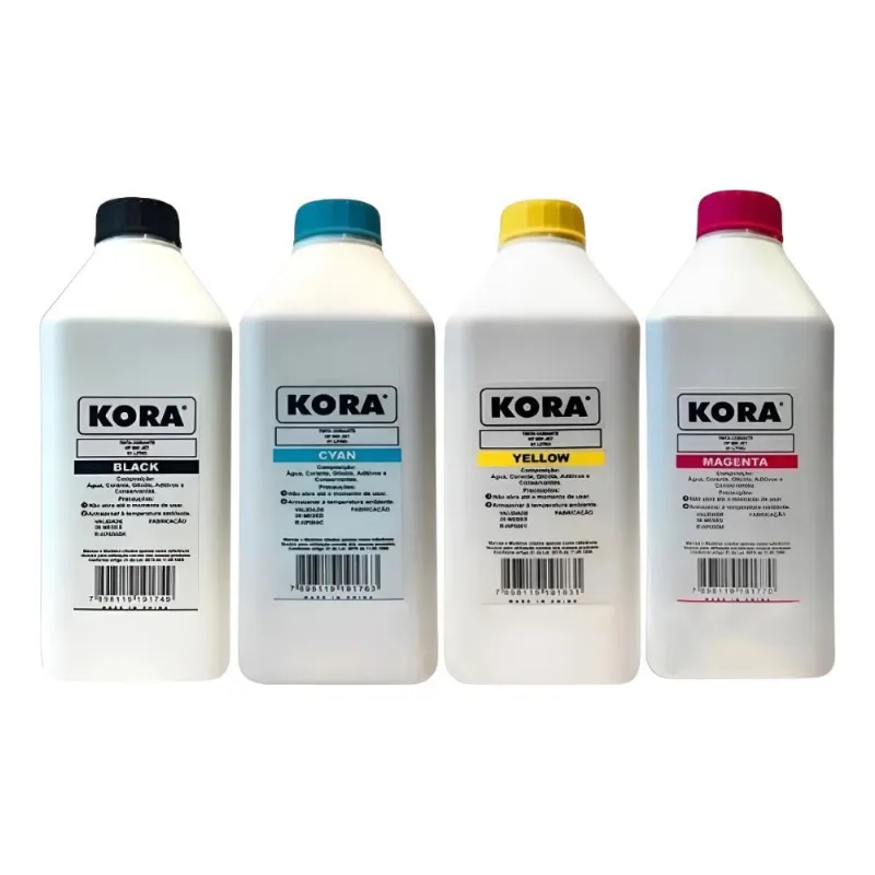Kit 4 Tintas Compatível Corante Universal 1 Litro