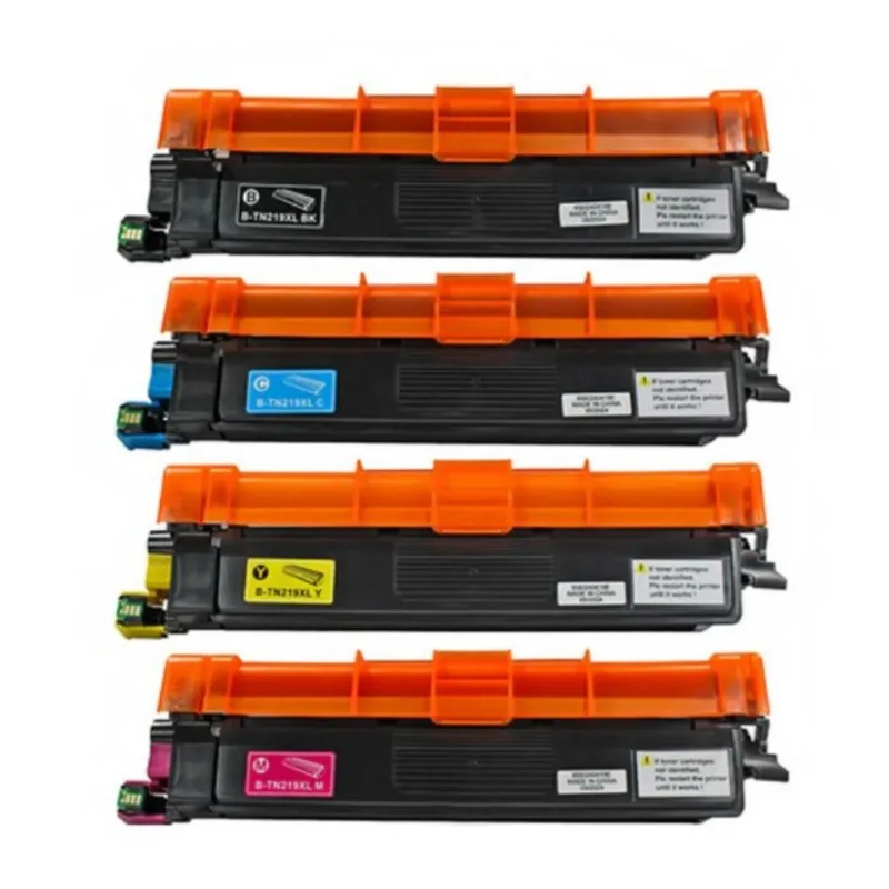 Kit 4 Toners TN-219XL TN219XL Compatíveis com MFC-L3760CDW HL-L3240CDW DCP-L3560CDW 4 Cores