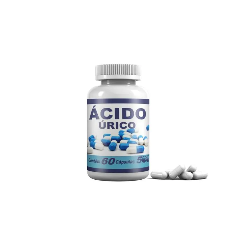 Ácido úrico 500 mg c/ 60 cáps