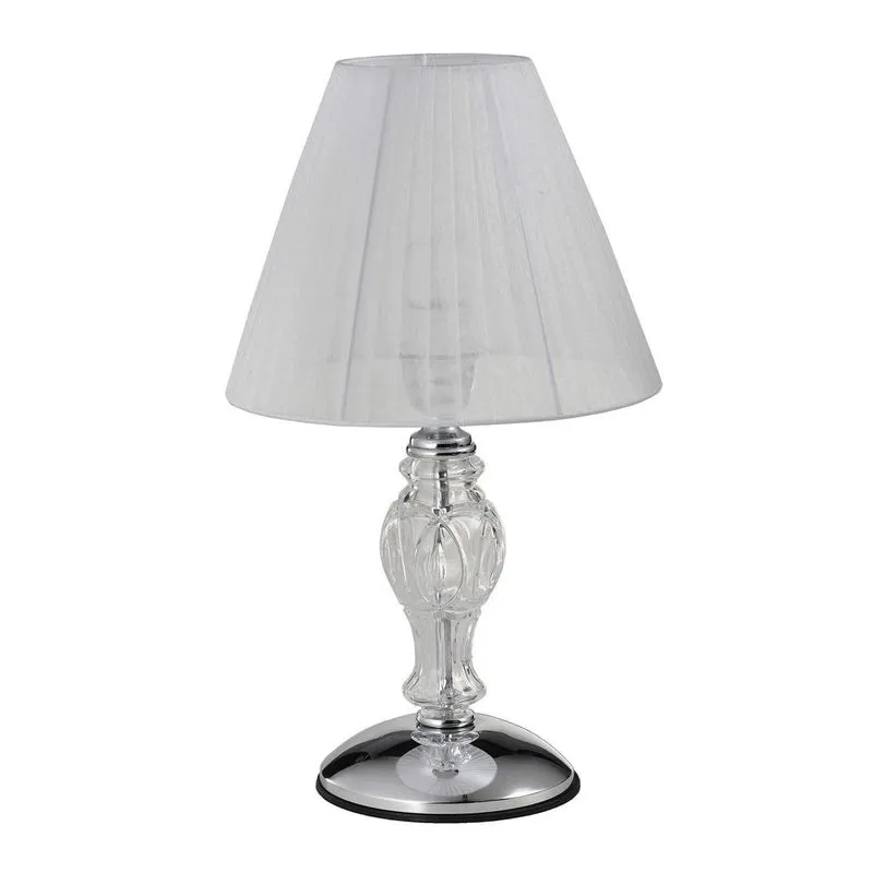 Abajur em Metal e Seda Willa Touch SL-5617-T1-Bc Wee Branco