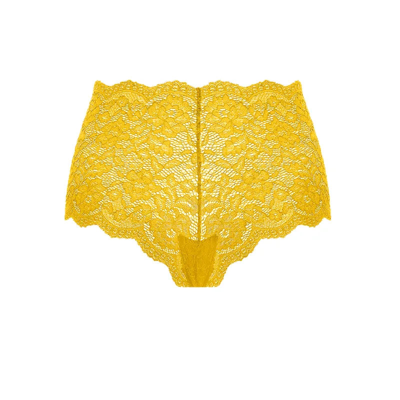 Calcinha Caleçon em Renda Kiss Me MANGO P