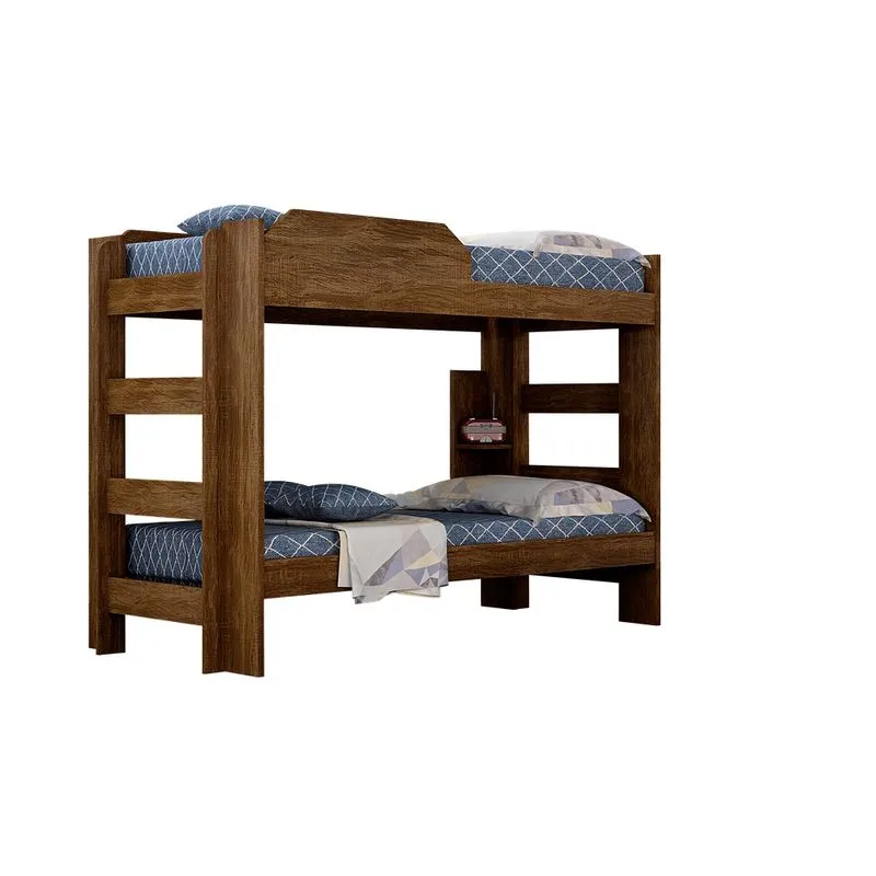 Cama Beliche Smart Ipê Demolição Sallêto Móveis