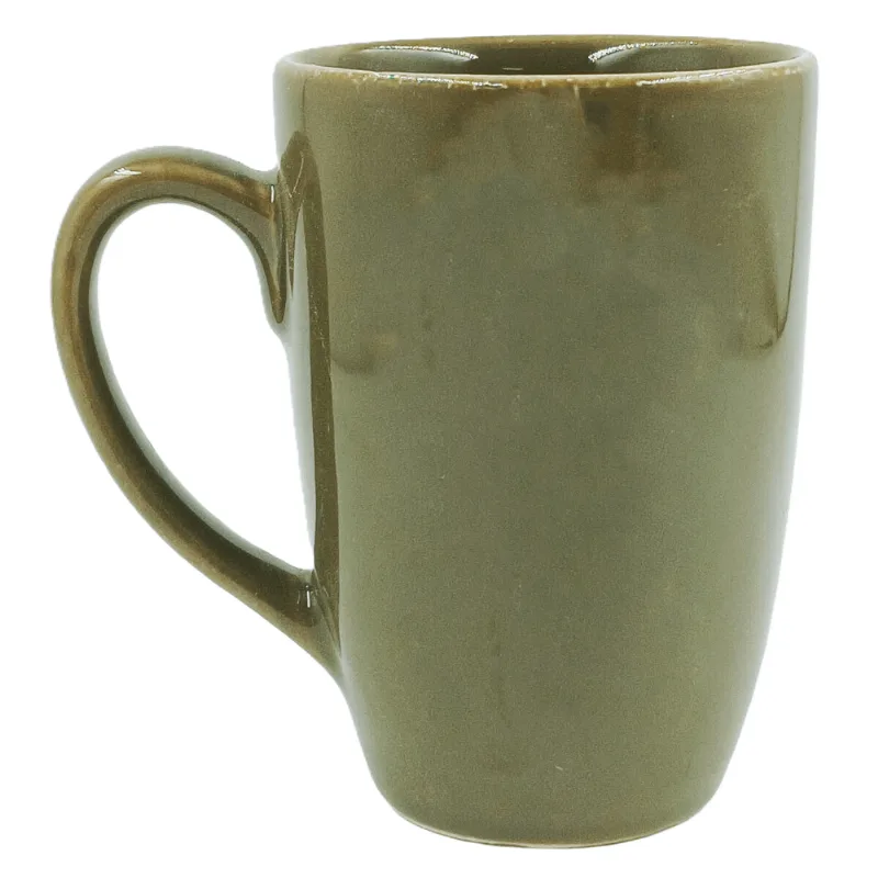 Caneca Flora 300ml em Ceramica Dolce Home-Verde Escuro