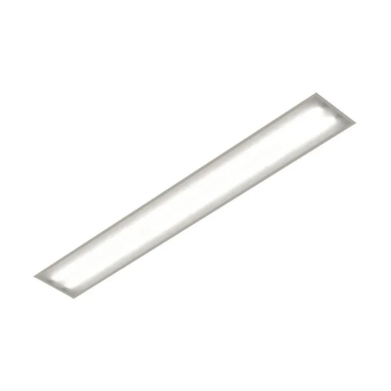 Luminária De Embutir Para 2 Lâmpadas Tubulares LED 18/20W Com Difusor Leitoso Light Tool
