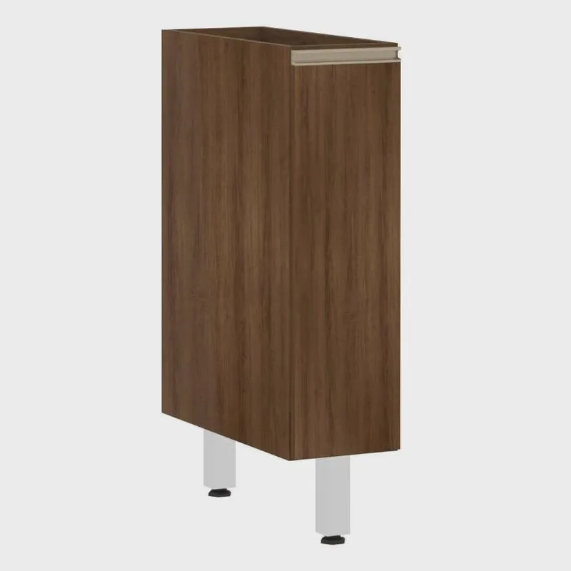 Balcão de Cozinha sem Tampo 20cm 1 Porta Jade Luciane Móveis