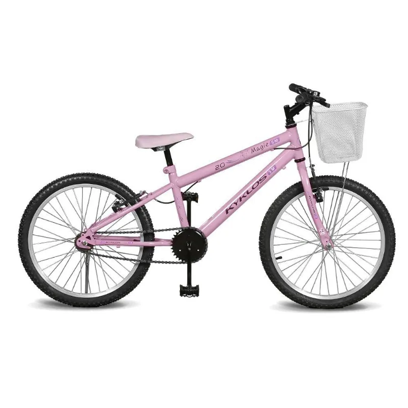 Bicicleta Aro 20 Magie Sem Marchas Rosa Kyklos