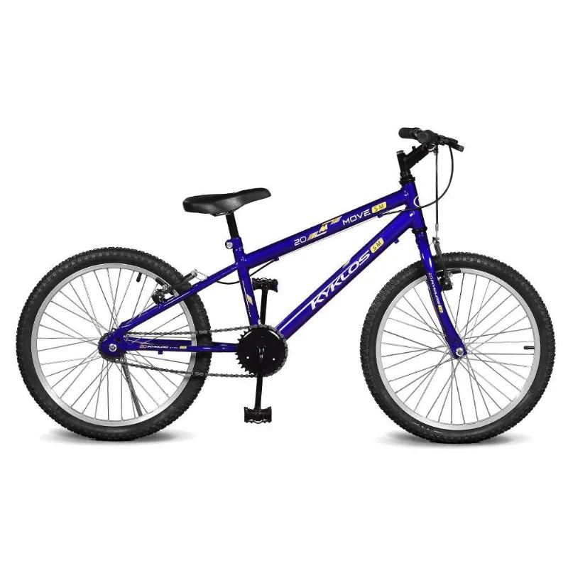 Bicicleta Aro 20 Move Sem Marchas Azul Kyklos