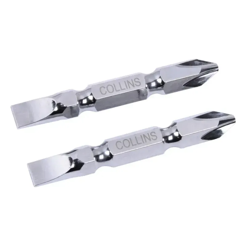 Bits Ph2 1/4" Ponta Dupla Fenda e Phillips 6mmx50mm Collins