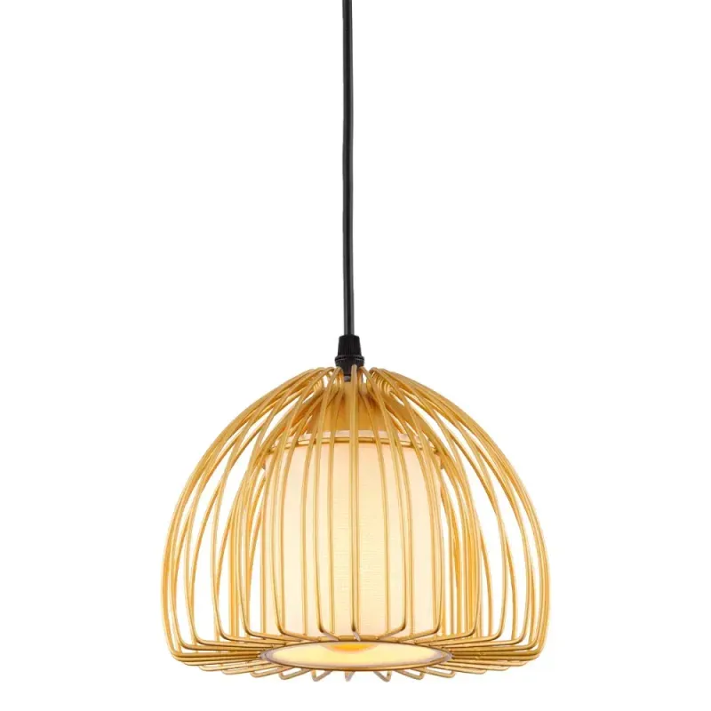 Luminária Pendente Tefus Dourado Kala