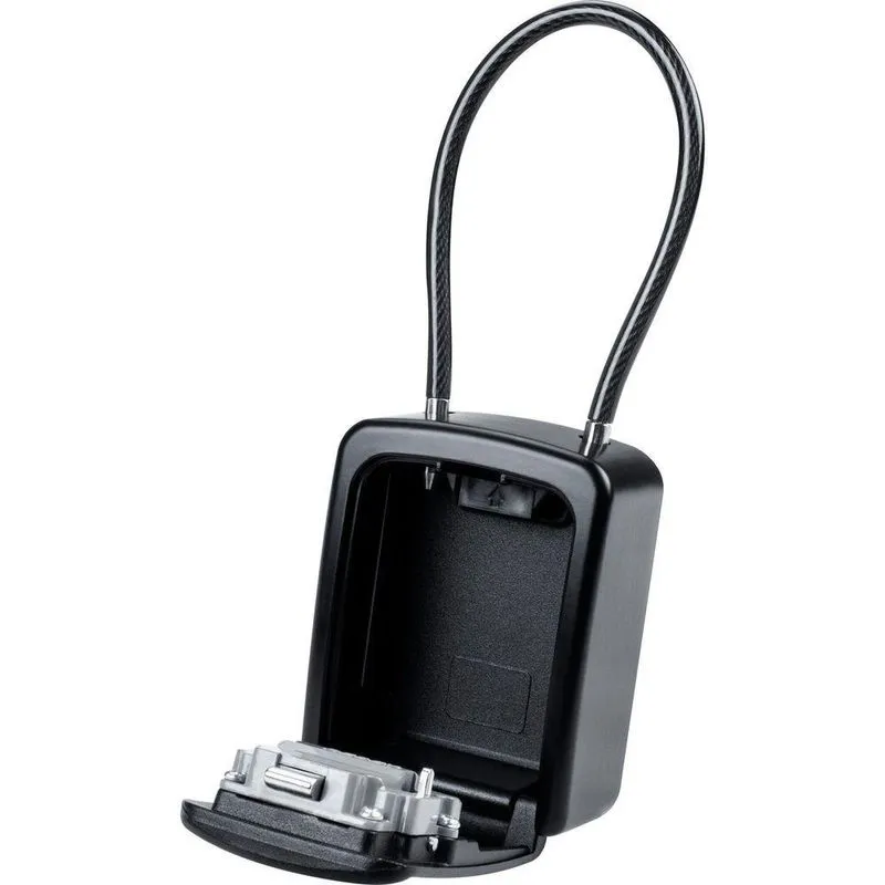 Cofre Porta Chaves Cabo De Aço Para Organização Inox Bivolt Kala