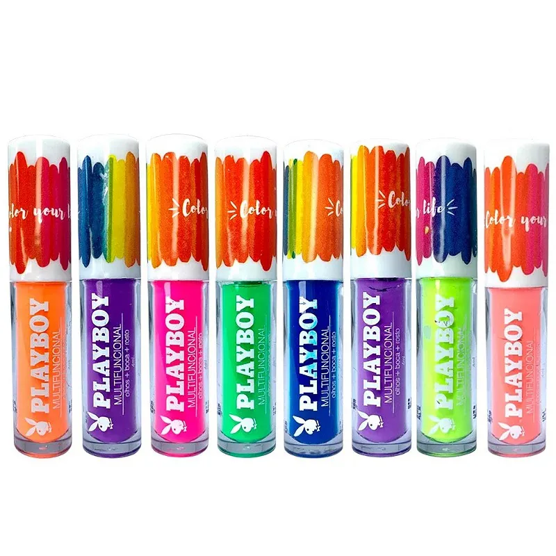 Maquiagem Multifuncional Olhos + Boca + Rosto Carnaval (CORES SORTIDAS) Playboy