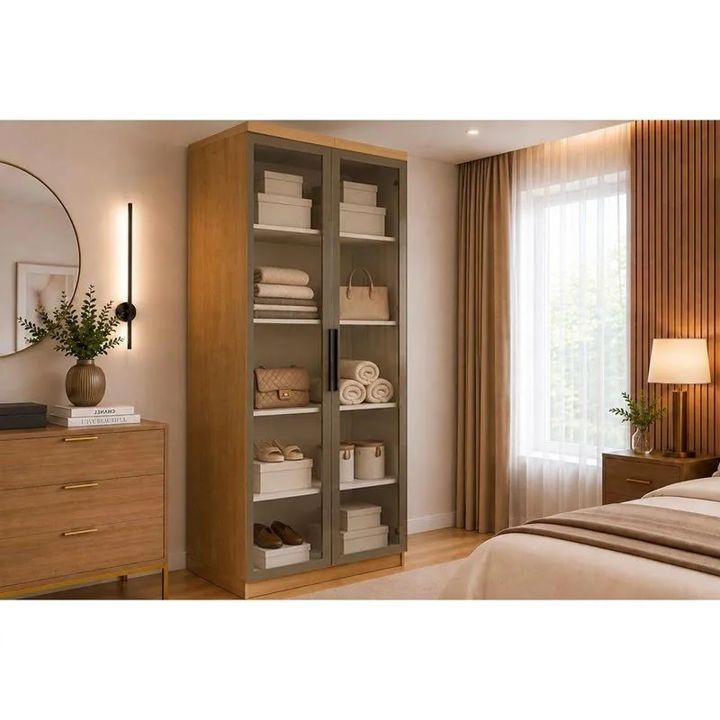Closet Guarda Roupa Modulado 2 Portas Rizon Cinam N. Horizonte