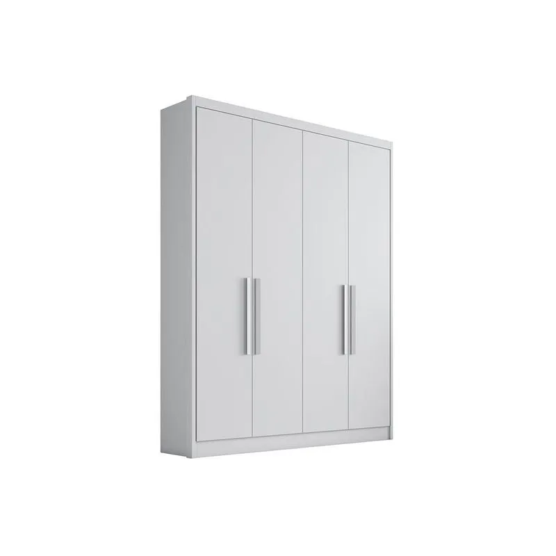 Guarda Roupa 4Ptas 3Gavs Moderni Branco-Novo Horizonte