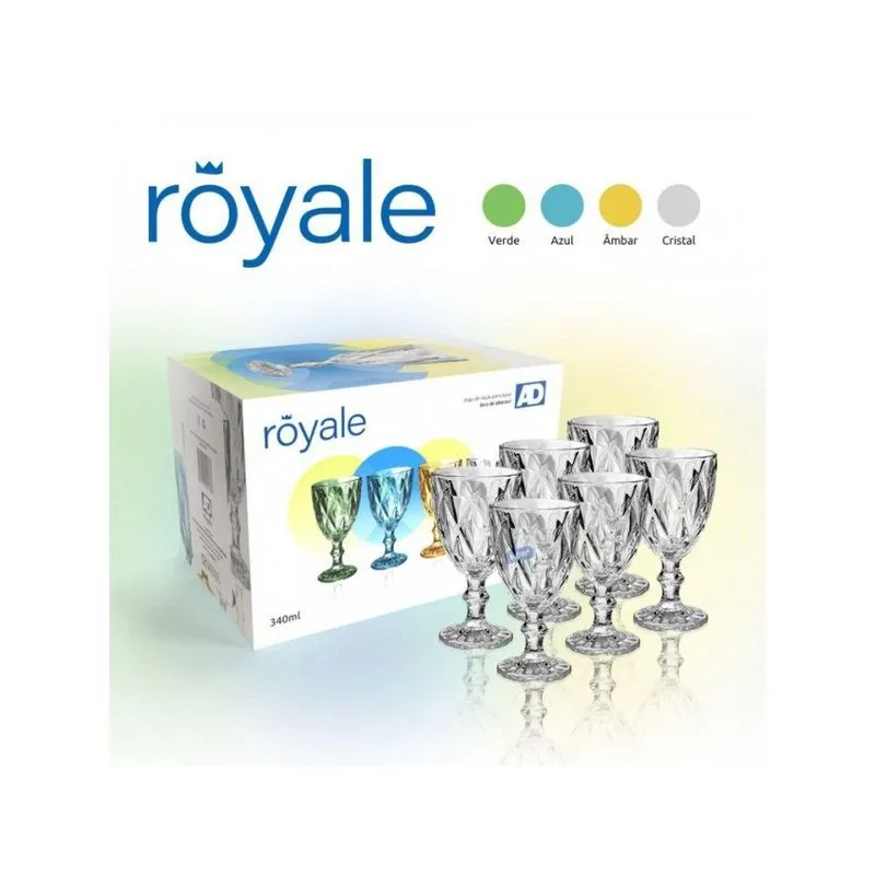 Jogo De Taças Royale 340 Ml 6pc
