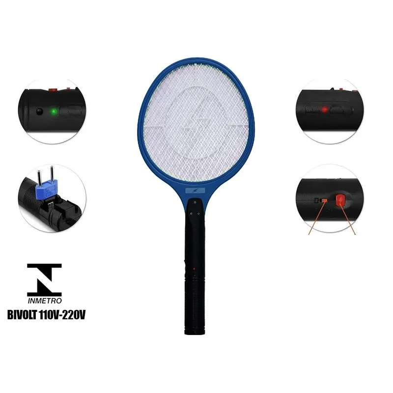 Raquete Mata Mosquitos Bivolt