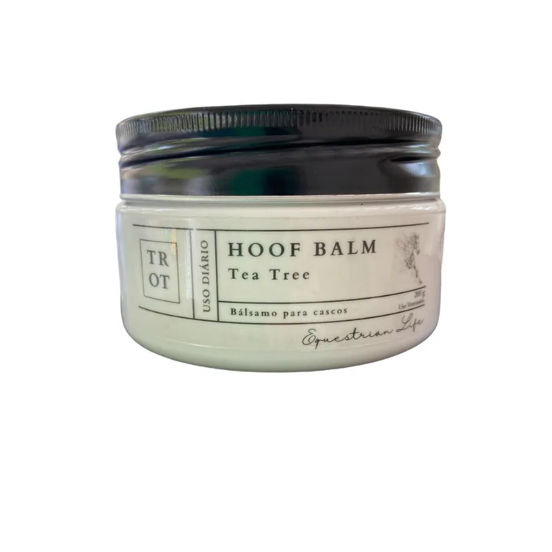 Graxa Para Cascos Hoof Balm,200g, Natural, Protege E Hidrata