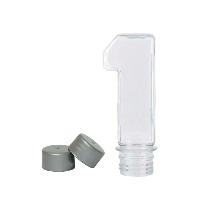 Tubete Número 1 Pet 60ml Tampa Prata 10 Unidades