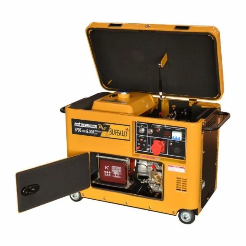 Motogerador Diesel Buffalo 6kva Cabinado Monofásico 115/230v Partida Elétrica 71340