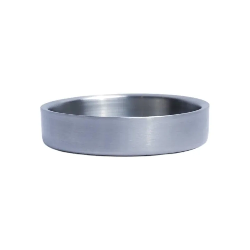Comedouro De Inox Com Parede Dupla Meau Para Gatos - 200 Ml