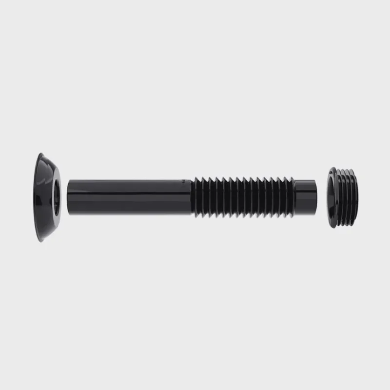 Tubo de Ligação Blukit Ajustável Para Vaso Sanitário Preto - Blukit