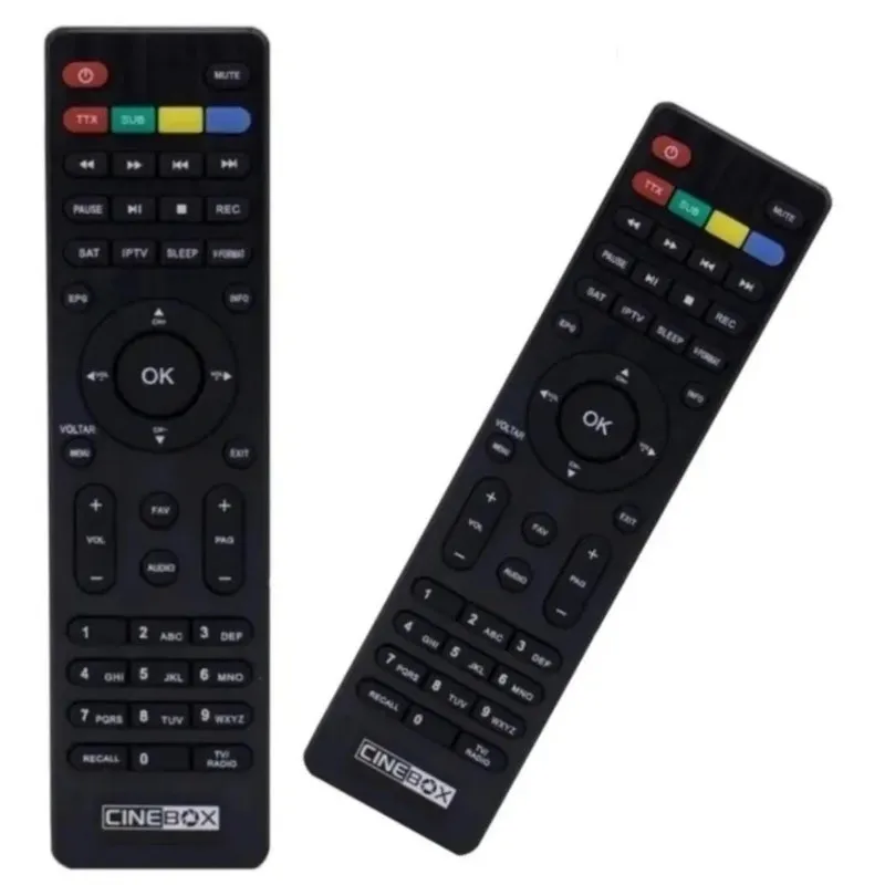 Controle Remoto Fantasia Hd Cine Testados Box Top De Linha