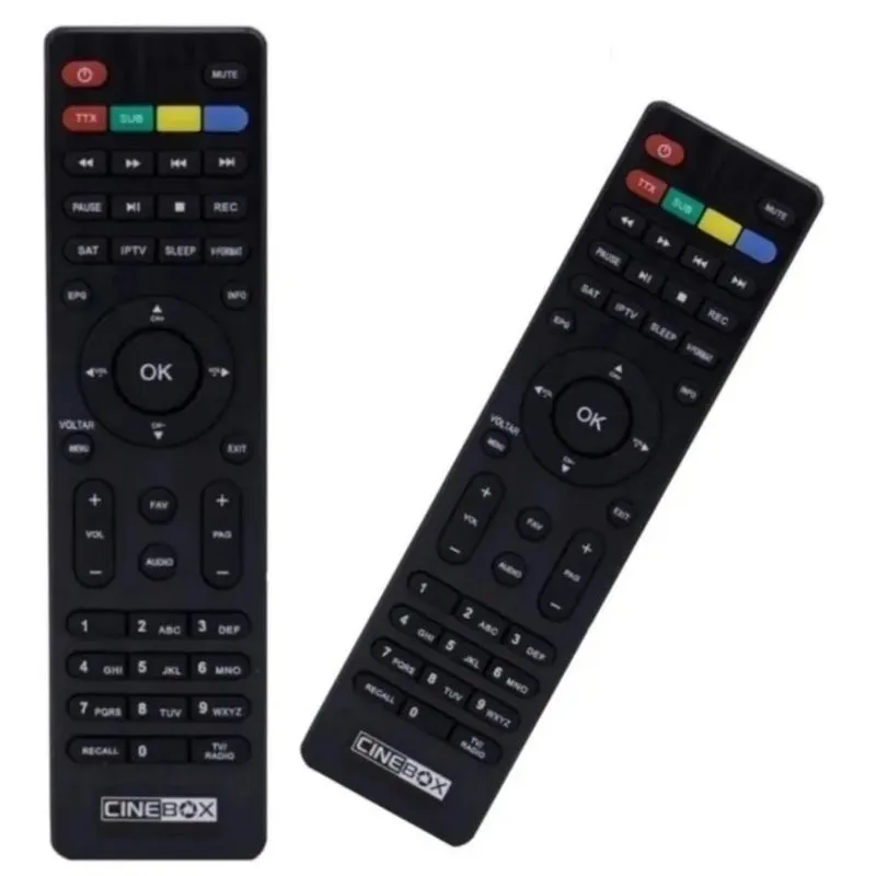 Controle Remoto Receptores Fantasia/supremo 7500 Cine Box