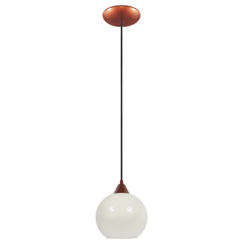 Pendente moderno retro sala cozinha banheiro churrasqueira bola americana leitosa pequena