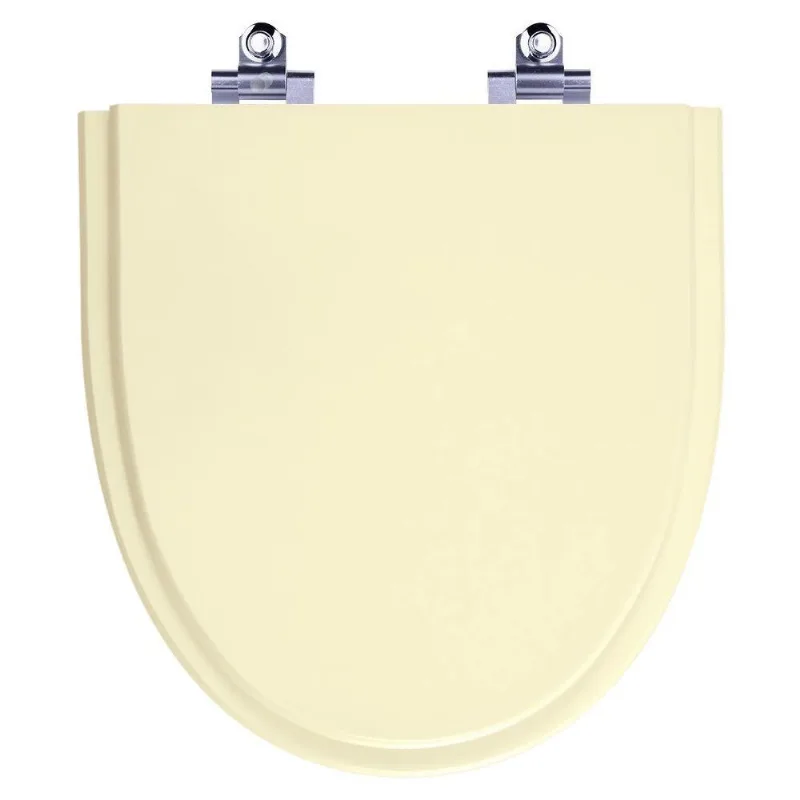 Assento Sanitário Laqueado Soft Close Studio Bege Para Vaso Incepa