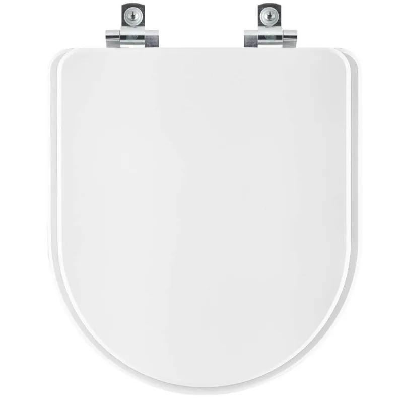Assento Sanitário Com Amortecedor Pris Branco Para Vaso Kza3
